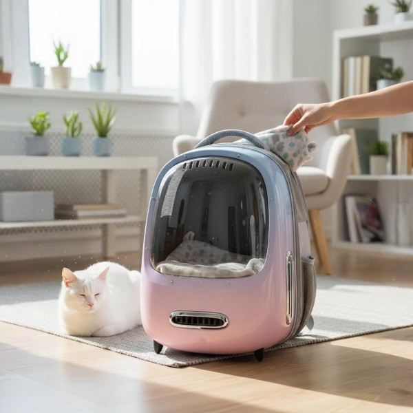 Фото - Рюкзак-переноска PETKIT Breezy 2 Smart Cat Carrier Pink (P7704-P)